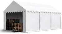 TOOLPORT Lagerzelt 3x6 m Industriezelt Unterstand PVC Plane 750 N wei&szlig; mit