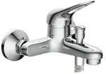SCH&Uuml;TTE Wannenarmatur PORTO, Wasserhahn Bad, Einhebelmischer Chrom - Silber