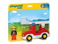 PLAYMOBIL 1.2.3. 6967 Feuerwehrleiterfahrzeug