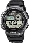 Casio Sport Mod. Taucher, Weltzeitbeleuchtung, 5 Alarme, 10 Jahre Batterie, Grau