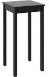 vidaXL Bartisch MDF Schwarz 55x55x107 cm - Schwarz