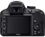 Nikon Digitale Spiegelreflexkamera D3300 mit Objektiv (AF-P 18 - 55 mm VR) - Schwarz