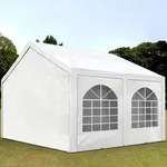 TOOLPORT Hochwertiges Partyzelt 4x5 m Pavillon Zelt PE Plane 450 N Gartenzelt