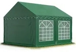 TOOLPORT Partyzelt Festzelt 3x4 m Garten-Pavillon PVC Plane 700 N in dunkelgr&uuml;n