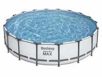 Bestway Steel Pro MaxTM Frame Pool Komplett-Set, rund, 549x122cm, 56462