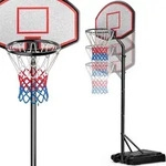 DEUBA&reg; Basketballkorb Outdoor Indoor mit St&auml;nder h&ouml;henverstellbar 205- max. 305cm