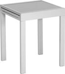 Merxx Balkontisch ausziehbar 65/130 x 65 cm - Aluminiumgestell Silber