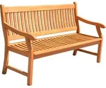 Garden Pleasure Garten Bank 3 Sitzer Eukalyptus Holz Parkbank Sitzbank braun - Braun