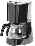 Melitta Enjoy II, Filterkaffeemaschine, Gemahlener Kaffee, 1000 W, Schwarz - Schwarz