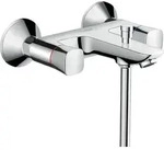 hansgrohe 2-Griff-Wannenmischer LOGIS Aufputz chrom - Silber