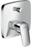 HANSGROHE 71407000 Wannenmischer Unterputz Logis - Silber