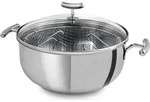 Teka 49004846, Rund, Bratpfanne, Edelstahl, Keine Beschichtung, Edelstahl, 4,2 l -