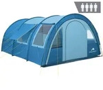 CampFeuer Zelt Multi f&uuml;r 4 Personen, Blau/Hellblau, Tunnelzelt mit Vorraum,...