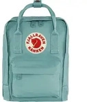 Fj&auml;llr&auml;ven Kanken Mini Rucksack Sky Blue - Rot/Gr&uuml;n