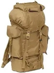 Brandit BD8003 | Nylon Military Backpack One Size - Farbe: Camel - Gr&ouml;&szlig;e: One Size