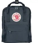 Fj&auml;llr&auml;ven Kanken Mini, Stadt, Uni, Stoff, Vinylon - Grau