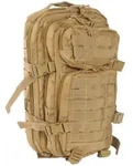 Mil-Tec US Assault Rucksack Small, coyote, 20L - Dunkelbraun