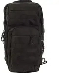 Mil-tec Assault large Eingurtrucksack, schwarz, 29 l - Schwarz