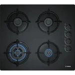 Bosch Poh6b6b10 Gasherd 60 Cm 4 Brennern Schwarz Schwarz One Size - Schwarz Bosch Poh6b6b10 Gasherd 60 Cm 4 Brennern Schwarz Schwarz One Size - Schwarz