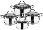 8-Tlg. Kochgeschirr-Set - Silber