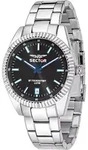 Sector Herren Analog Uhr Casual Edelstahl Armbanduhr silber USE53476001 -