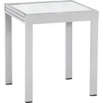 Merxx Balkontisch ausziehbar 65/130 x 65 cm - Aluminiumgestell Silber mit matter
