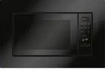 Amica EMW 13170 S, 20 l Einbaumikrowelle mit Grill, Schwarz - Schwarz