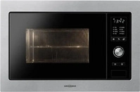 ORANIER KMG9802, ORANIER Mikrowelle mit Grill KMG 9802 - Edelstahl Schwarzglas