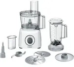 Bosch MCM3200W, 2,3 l, Wei&szlig;, Drehregler, 3 Disks, Kunststoff, Edelstahl - Wei&szlig;