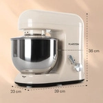 Klarstein K&uuml;chenmaschine, Knetmaschine mit 5L Sch&uuml;ssel, 2000W Profi...