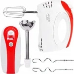 Adler AD 4212, Handmixer, Rot, Wei&szlig;, Schlagen, Mischung, 300 W, Kunststoff,