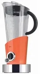 Bugatti Italy Vela, Tischplatten-Mixer, Eis-Crusher, 400 W, Orange, Edelstahl,