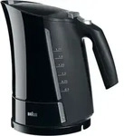 Braun Multiquick 5 WK 500 Wasserkocher 1,6 Liter schwarz - Schwarz