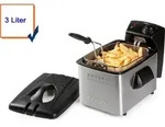 Domo DO464FR, 3 l, 60 &deg;C, 190 &deg;C, Einzelbild, Edelstahl, 2000 W - Silber