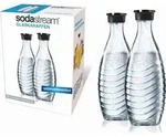 SodaStream Glaskaraffen 0,6 Liter im 2er-Pack, 764997 - Transparent