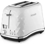 De'Longhi Brillante CTJ 2103.W - Toaster - 2 Scheibe - 2 Steckplatz - wei&szlig; -