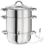 tectake&reg; Dampfentsafter &Oslash; 26 cm - Silber
