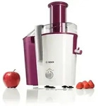 Bosch MES25C0 Saftpresse Zentrifugal-Entsafter 700 W Kirsche Transparent Wei&szlig; -