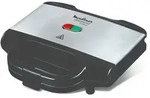 Moulinex Sandwichtoaster Ultracompact SM156, Schwarz, Edelstahl, Kunststoff,