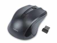 USB Wireless Mouse 1000 dpi, schwarz (36639)