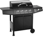 TAINO BBQ Gasgrill BASIC 4+1 Grillwagen 4 Edelstahl-Brenner + Seitenkocher...