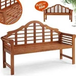 CASARIA&reg; Gartenbank Wetterfest Holz FSC&reg;-zertifiziert 240kg Belastbar 2-Sitzer