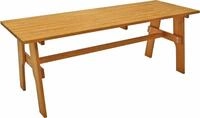 DEGAMO Gartentisch Holztisch Tisch FREITAL XXL, 72x200cm, Holz Kiefer massiv