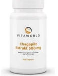 Chaga Pilz Extrakt 500mg, 100 St KAP