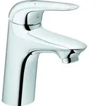 GROHE Eurostyle, Waschbecken, Drehventile, 1/2", Chrom - Silber