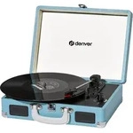 Denver VPL-120 USB-Plattenspieler im Koffer-Design mit eingebauten Lautsprechern -