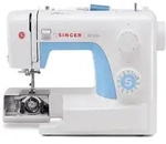 Mechanische N&auml;hmaschine Simple 3221 (wei&szlig;/hellblau) - Blau/Wei&szlig;