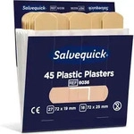 Salvequick Pflasterstrips wasserfest REF6036 (45 Stk. 6 x 10 Pkg. ) - Beige