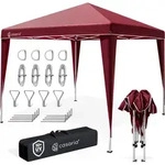 CASARIA&reg; Pavillon Capri 3x3m Pop-Up UV-Schutz 50+ Wasserdicht Winterfest mit Tasche