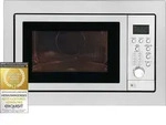 Exquisit Einbaumikrowelle EMW 2546.1 HI | 900 Watt | Grill | Edelstahl - Silber